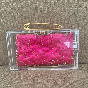 Charlotte Olympia x Tom Binns Safety Pin Clutch